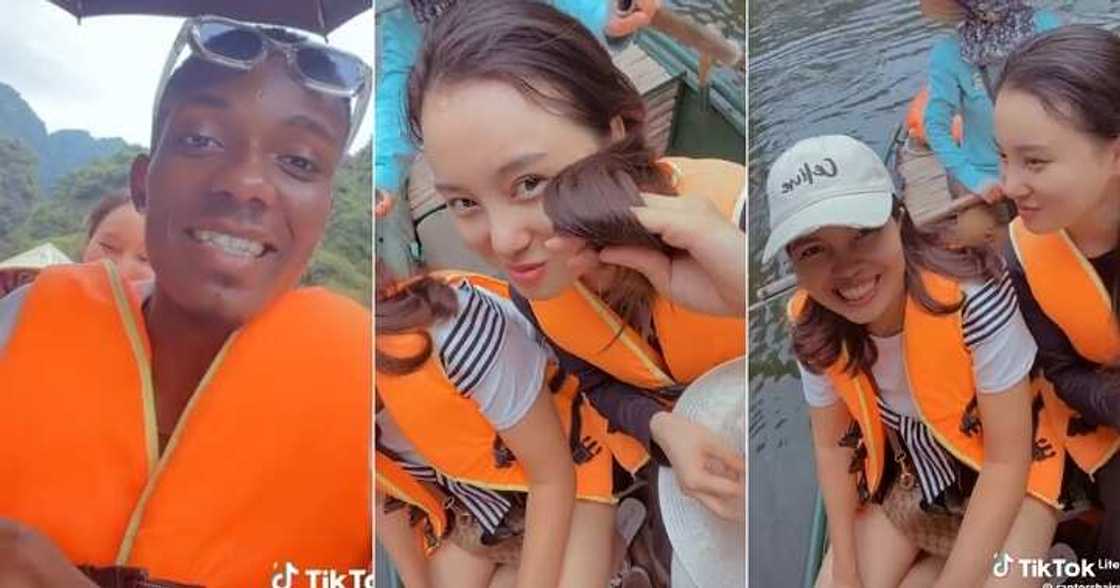 Man gushes over Vietnamese ladies with long hairs Man gushes over Vietnamese ladies with long hairs