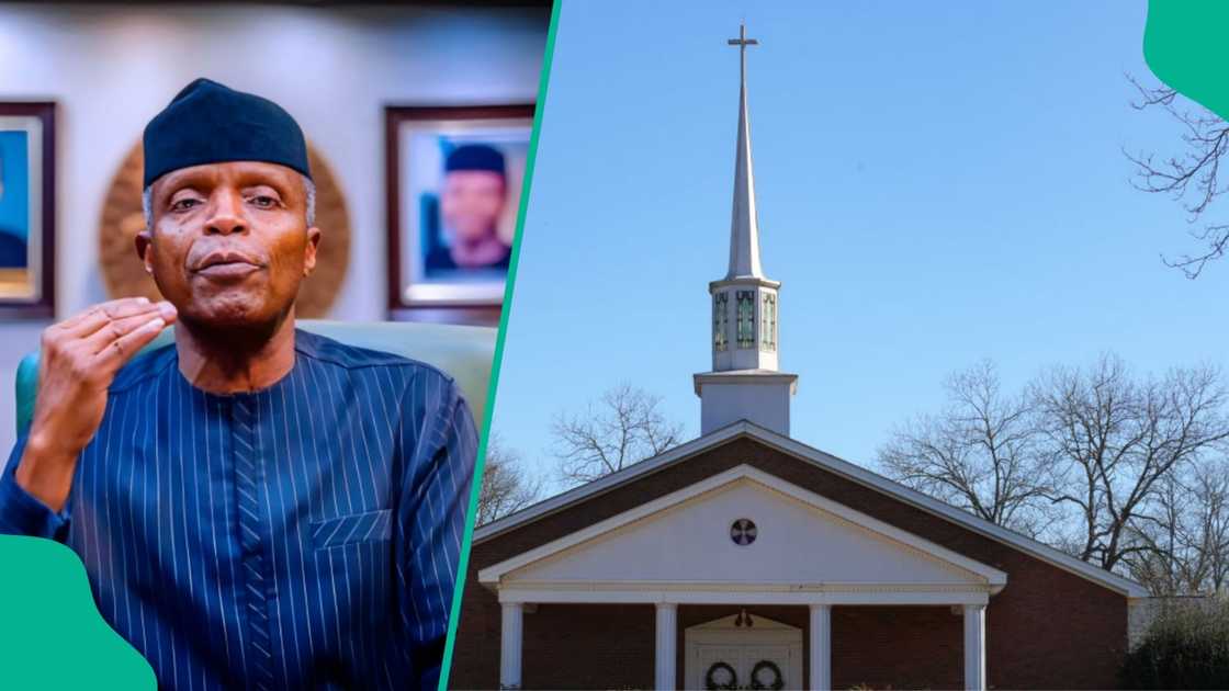 Ex-Vice President Yemi Osinbajo said pastors’ messages had hindered Nigeria’s development. Ex-Vice President Yemi Osinbajo said pastors’ messages had hindered Nigeria’s development.