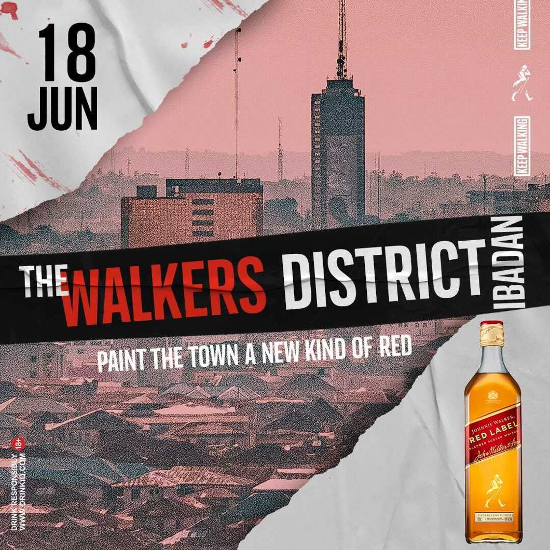 Walker’s District – Johnnie Walker’s is Set to Paint Ibadan a Different Type of Red