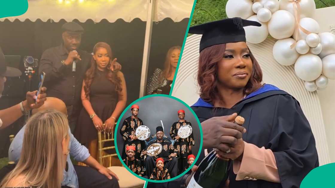 Obi Cubana's wife bags MSc distinction from University of Surrey. Obi Cubana's wife bags MSc distinction from University of Surrey.