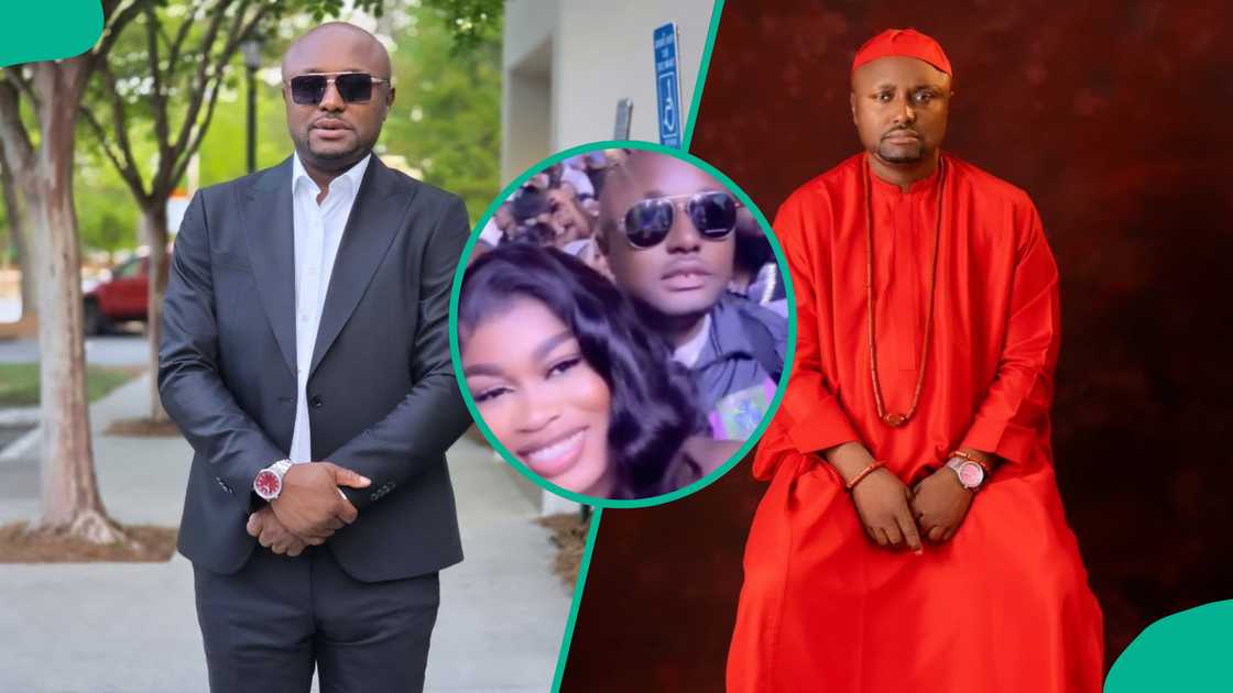 Israel DMW and mystery lady fuel relationship rumours after dancing at Davido's concert Israel DMW and mystery lady fuel relationship rumours after dancing at Davido's concert