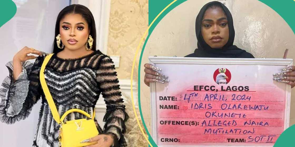 Nigerian crossdresser Bobrisky convicted in court. Nigerian crossdresser Bobrisky convicted in court.