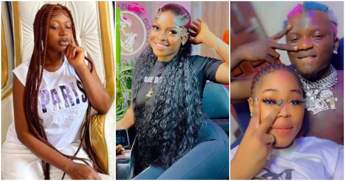 Nigerian singer Portable with his wife and baby mama Nigerian singer Portable with his wife and baby mama