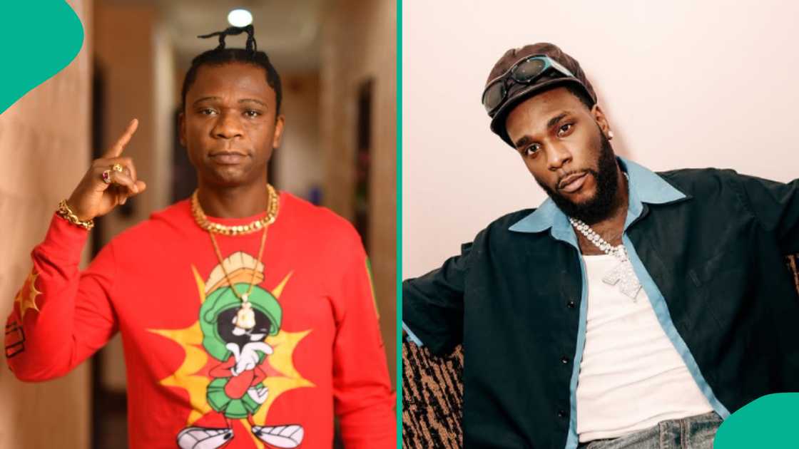 Video of DJ welcoming Speed Darlington with Burna Boy's song.