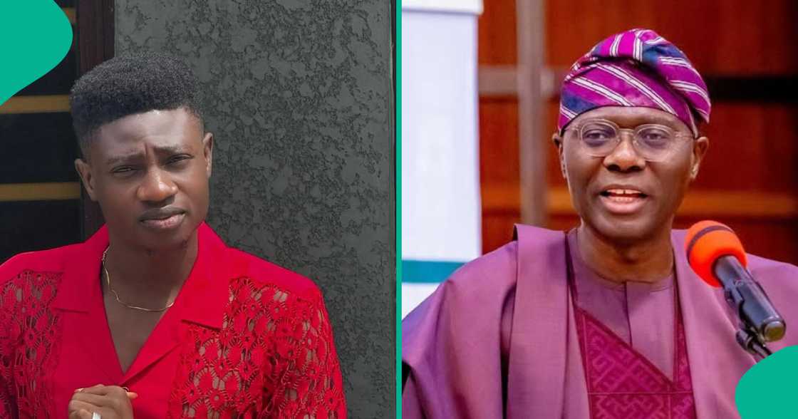 Comedian Remote makes governor Jide Sanwo-Olu laugh at event. Comedian Remote makes governor Jide Sanwo-Olu laugh at event.