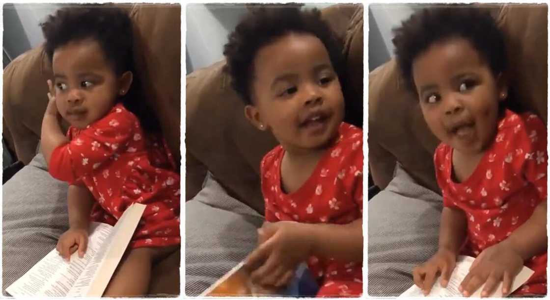 Photos of a girl who correctly recited Psalm 23. Photos of a girl who correctly recited Psalm 23.