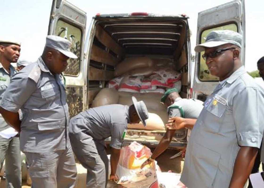 Nigeria Customs seizes over 135,000 bags of rice, Details emerge Nigeria Customs seizes over 135,000 bags of rice, Details emerge