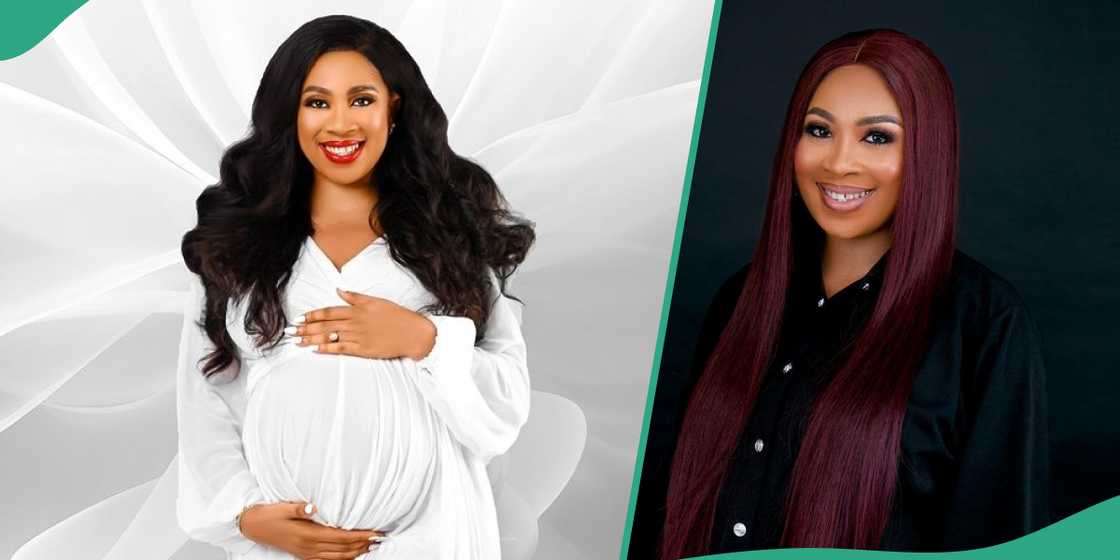 Amarachi Igidimbah gushes over newborn. Amarachi Igidimbah gushes over newborn.