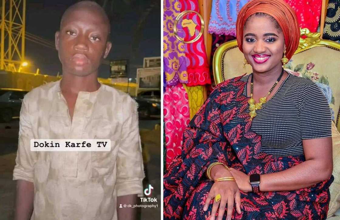 Matashi da ya yi tattaki zuwa Kano don ganin Aisha Humairah ya hadu da ita Matashi da ya yi tattaki zuwa Kano don ganin Aisha Humairah ya hadu da ita