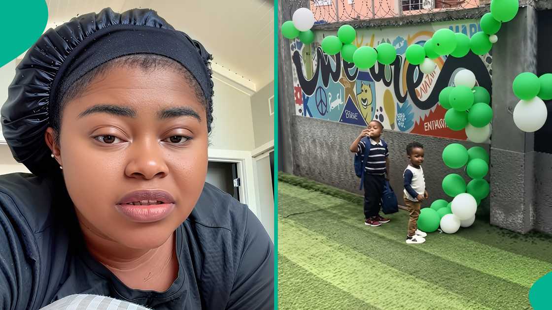 Nigerian couple in US return to Nigeria with their children to start school, shares video