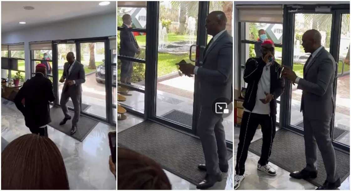 Tony Elumelu does beautiful and amazing dance with singer Ruger
