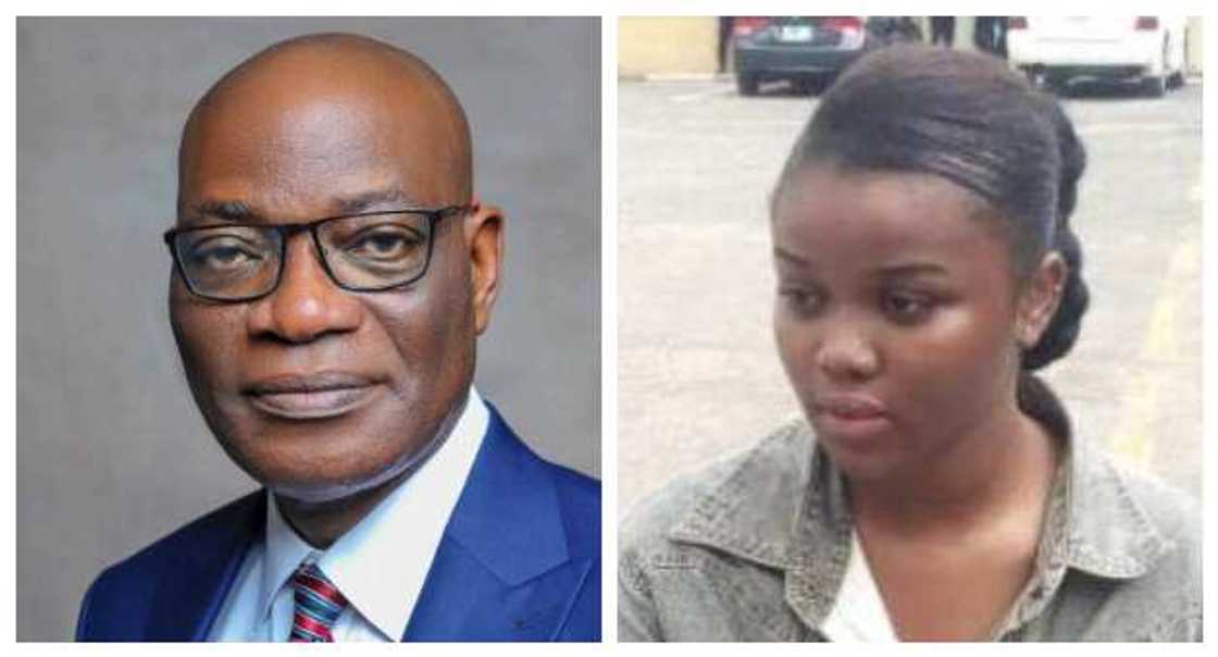 Separate photos of UNILAG VC and Chidinma Separate photos of UNILAG VC and Chidinma