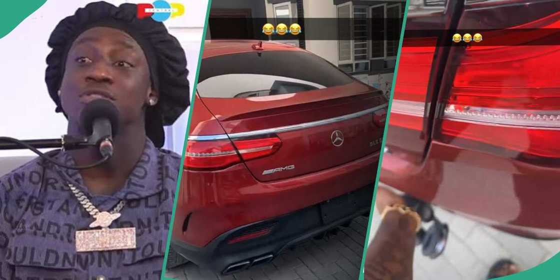 Shallipopi reveals his AMG G3 Coupe as his favourite type of yansh Shallipopi reveals his AMG G3 Coupe as his favourite type of yansh