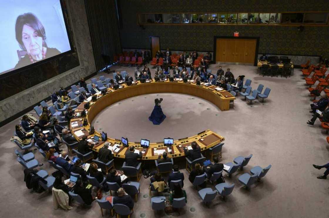 The UN Security Council meets to discuss Russia's invasion of Ukraine on October 21, 2022 The UN Security Council meets to discuss Russia's invasion of Ukraine on October 21, 2022