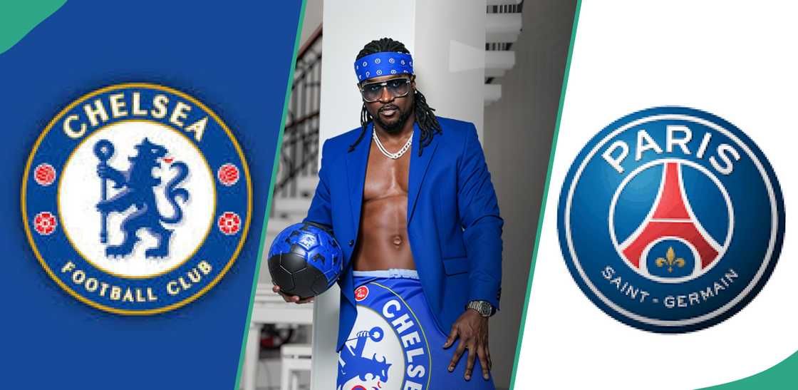 Singer Rudeboy dons blue custom as he anticipates FIFA World Cup finals Singer Rudeboy dons blue custom as he anticipates FIFA World Cup finals