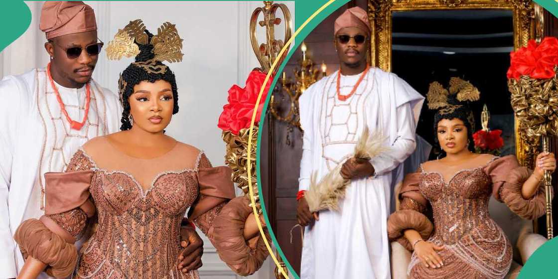 BBNaija star Queen Mercy Atang and fiance's pre-wedding photos.