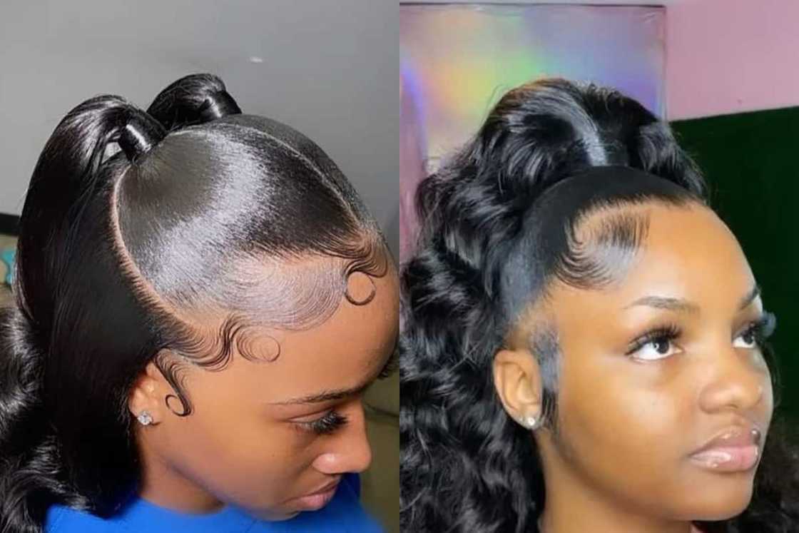 packing gel hairstyles in Nigeria