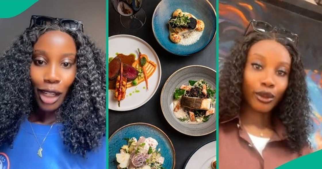 Man almost embarrasses lady who ordered N33,700 food