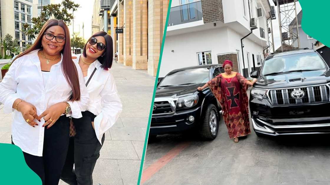 Regina Daniels Surprises Mother Rita two cars valentine's day