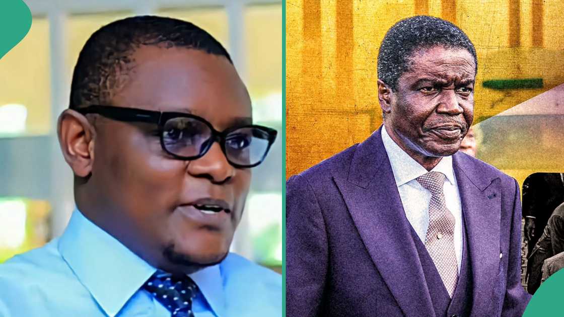 Man disagrees with Bishop David Abioye. Man disagrees with Bishop David Abioye.