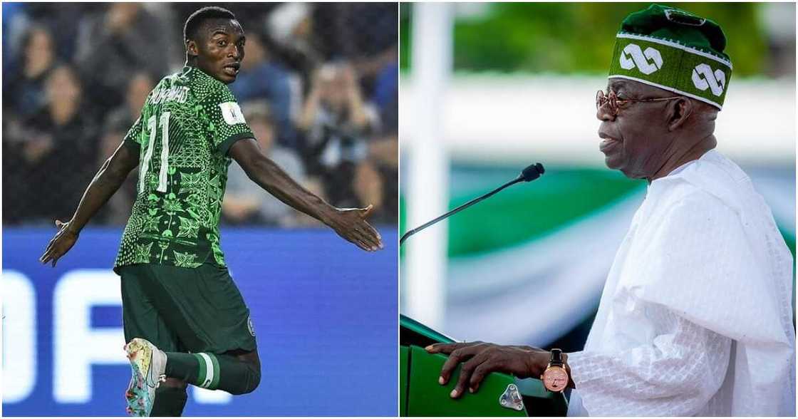 Flying Eagles winger Ibrahim Muhammad, Argentina, Nigeria’s President, Bola Ahmed Tinubu, FIFA U20 World Cup Flying Eagles winger Ibrahim Muhammad, Argentina, Nigeria’s President, Bola Ahmed Tinubu, FIFA U20 World Cup