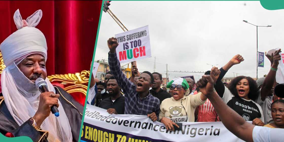 Emir Sanusi speaking on the destruction of properties in Kano Emir Sanusi speaking on the destruction of properties in Kano