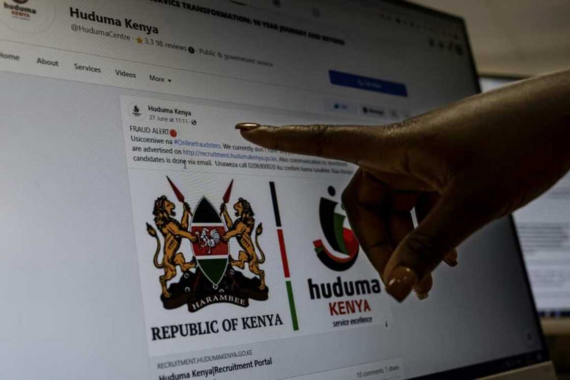 A common scam in Kenya involves fictitious government job offers A common scam in Kenya involves fictitious government job offers