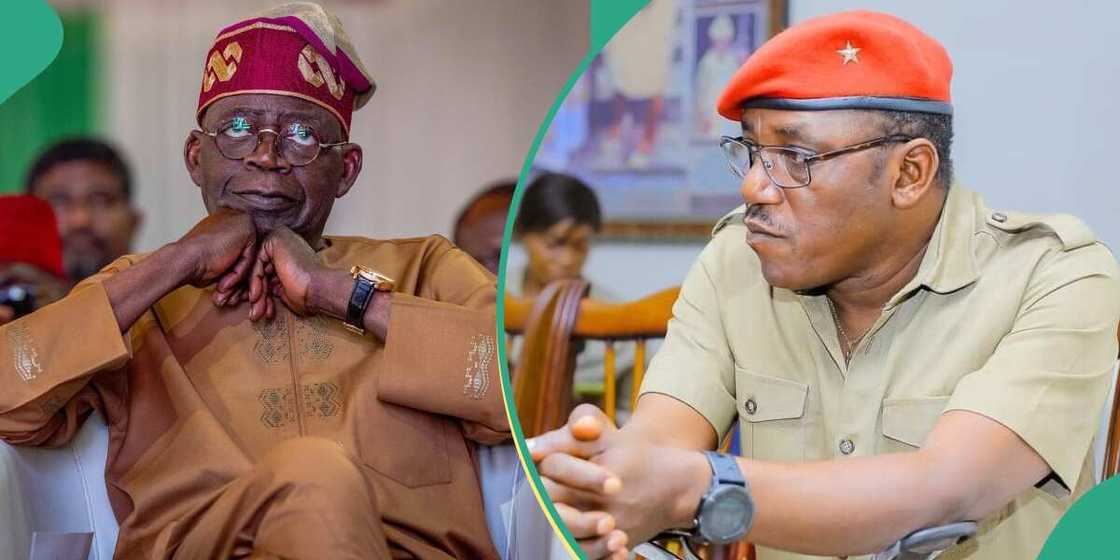Shugaba Tinubu tare da Dalung Shugaba Tinubu tare da Dalung
