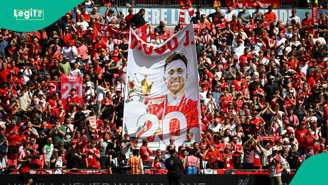 Diogo Jota, Liverpool, Crystal Palace, Wembley, England, Community Shield Diogo Jota, Liverpool, Crystal Palace, Wembley, England, Community Shield