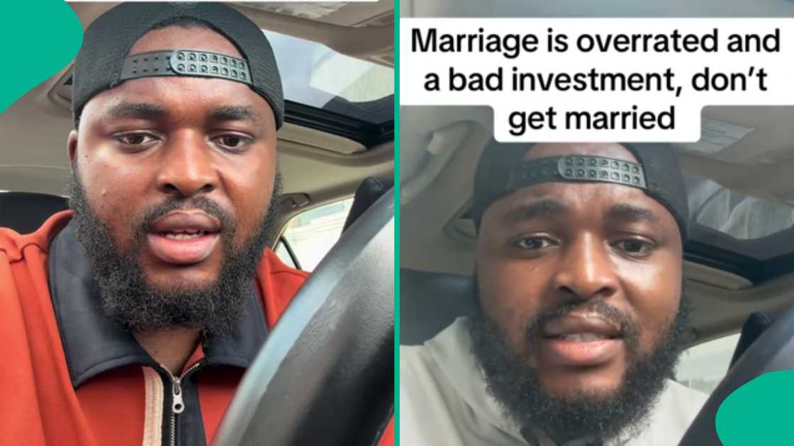 Man advises people against getting married, says it is a bad investment Man advises people against getting married, says it is a bad investment