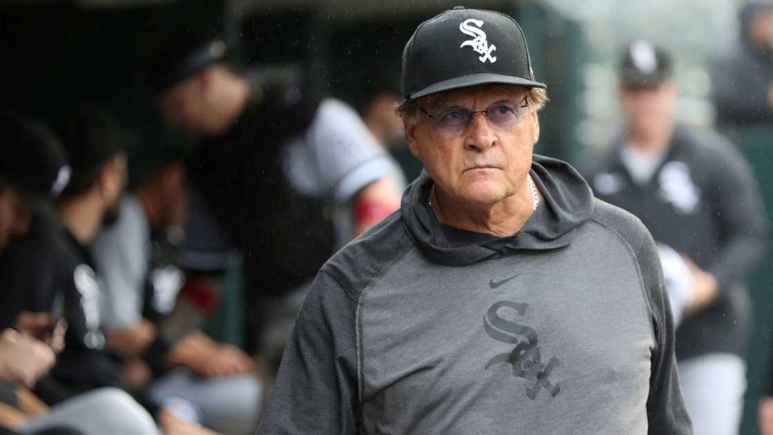 Chicago White Sox's manager Tony La Russa pictured on the sidelines during the second inning of the game.