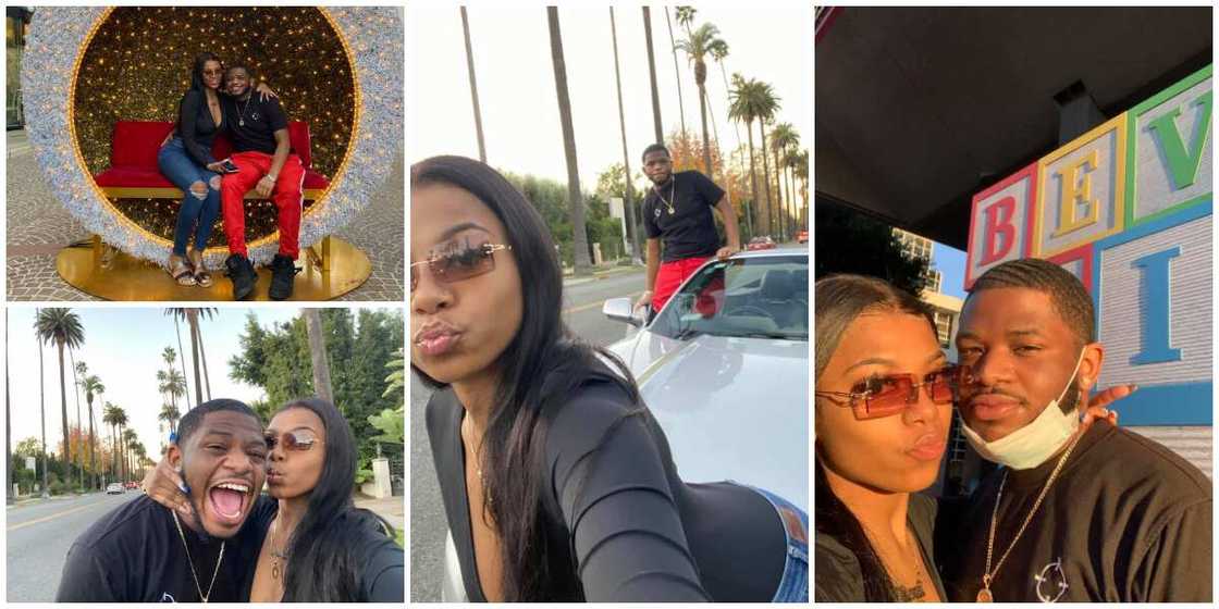 Beautiful lady flies out her boyfriend out of the country with her money, photos stir huge reactions Beautiful lady flies out her boyfriend out of the country with her money, photos stir huge reactions