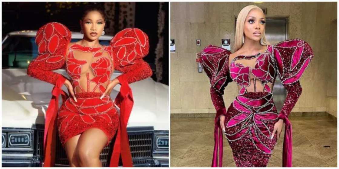 Photos of Tacha and ChiomaGoodhair.