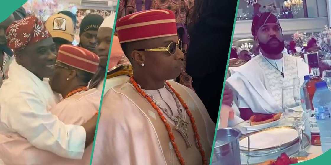 Wizkid, mum's burial Wizkid, mum's burial
