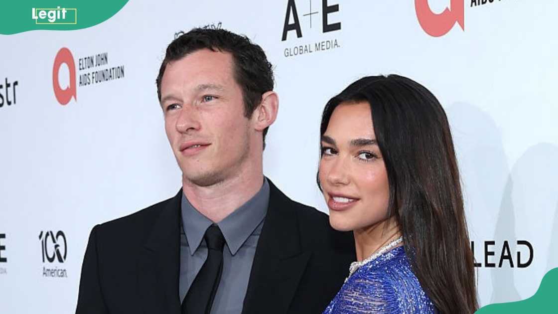 Callum Turner and Dua Lipa at Elton John AIDS Foundation's 34th Annual Academy Awards Viewing Party Callum Turner and Dua Lipa at Elton John AIDS Foundation's 34th Annual Academy Awards Viewing Party