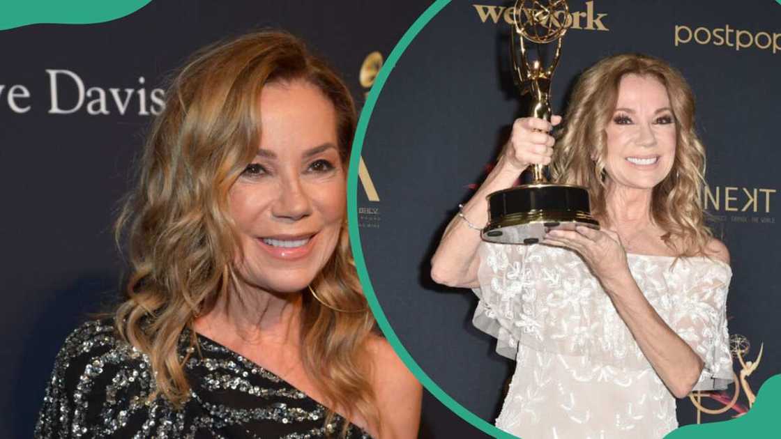 Kathie Lee Gifford at Industry Icons Honoring Sean "Diddy" Combs in Beverly Hills, California (L) and at Pasadena Civic Center in Pasadena, California (R) Kathie Lee Gifford at Industry Icons Honoring Sean "Diddy" Combs in Beverly Hills, California (L) and at Pasadena Civic Center in Pasadena, California (R)