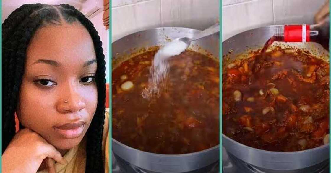 Hilda Baci's student goes viral after using sugar to cook beef goulash Hilda Baci's student goes viral after using sugar to cook beef goulash