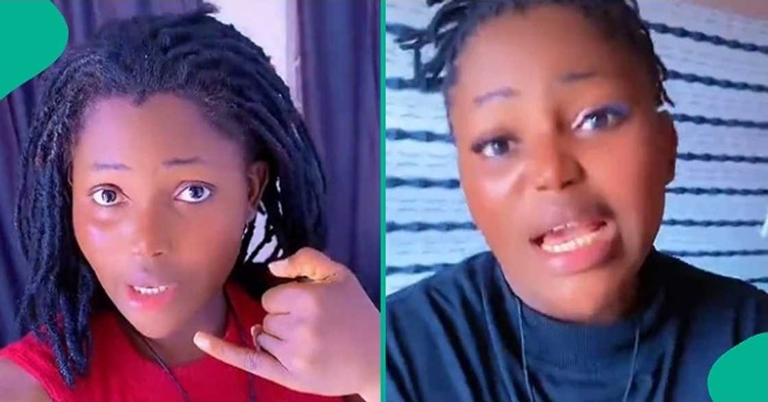 Lady leaves her younger sister in utter disbelief after buying a phone for her. Lady leaves her younger sister in utter disbelief after buying a phone for her.