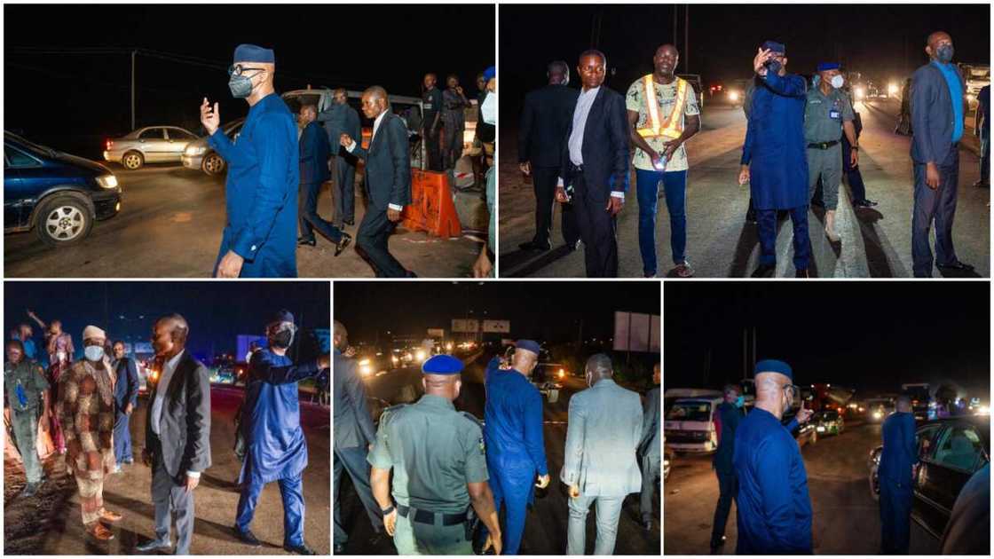 Governor Dapo joined traffic warden to make the road free Governor Dapo joined traffic warden to make the road free