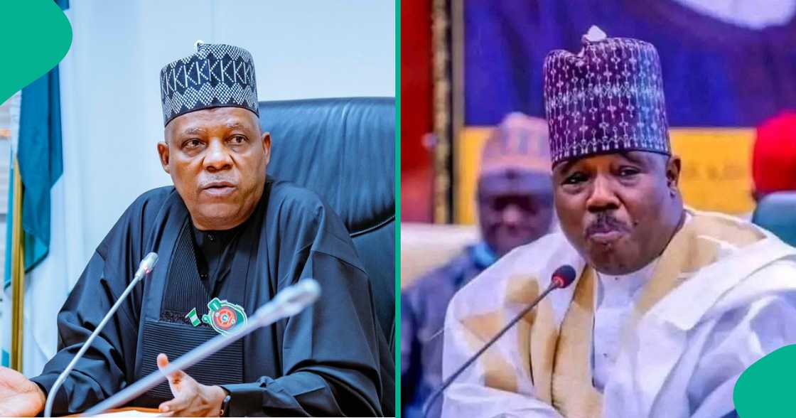 Kashim Shettima da Ali Modu Sherrif.