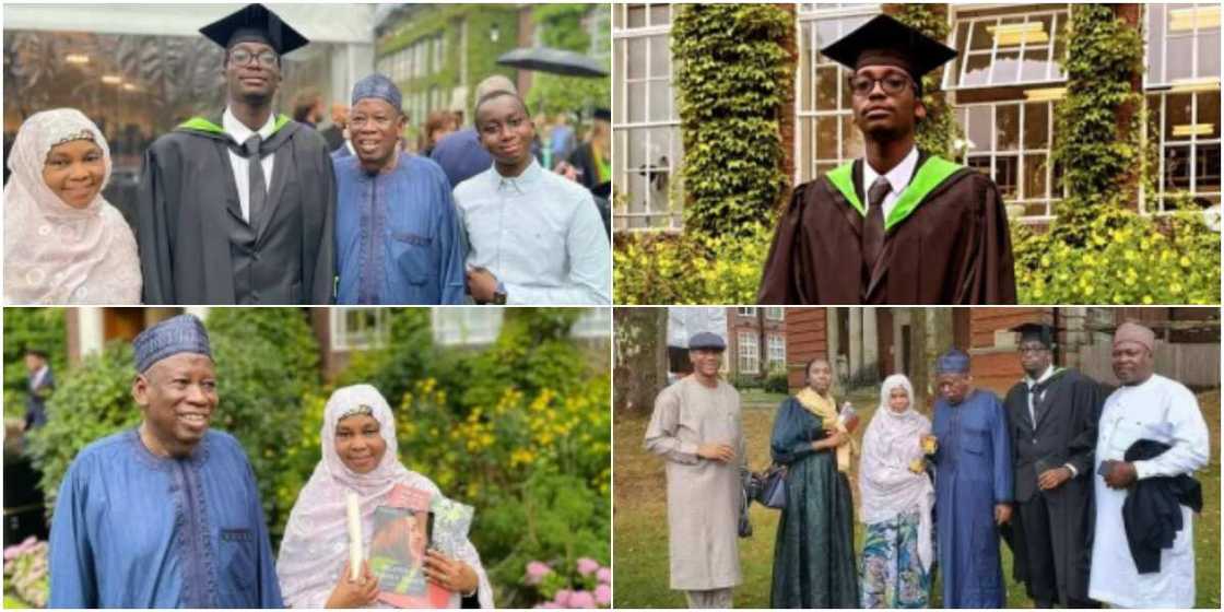 Governor Umar Ganduje and his family Governor Umar Ganduje and his family