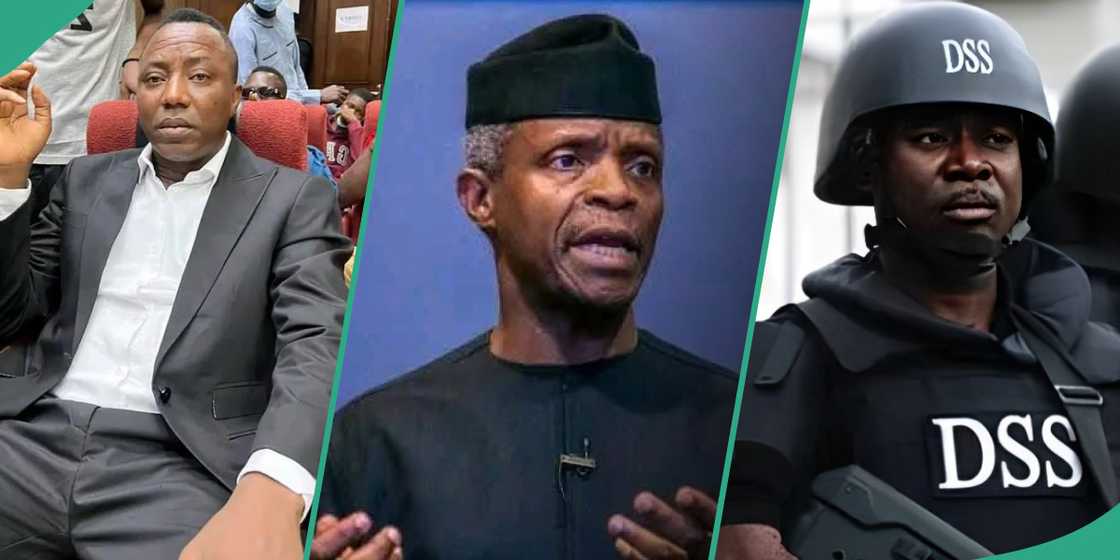 Osinbajo clashed with DSS over Sowore’s detention duriing Buhari's administration Osinbajo clashed with DSS over Sowore’s detention duriing Buhari's administration