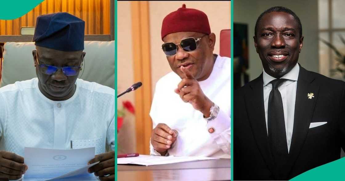 Following the appellate court’s decision affirming Governor Okpebholo’s victory, Nyesom Wike sent a powerful message to Asuerime Ighodalo. Following the appellate court’s decision affirming Governor Okpebholo’s victory, Nyesom Wike sent a powerful message to Asuerime Ighodalo.