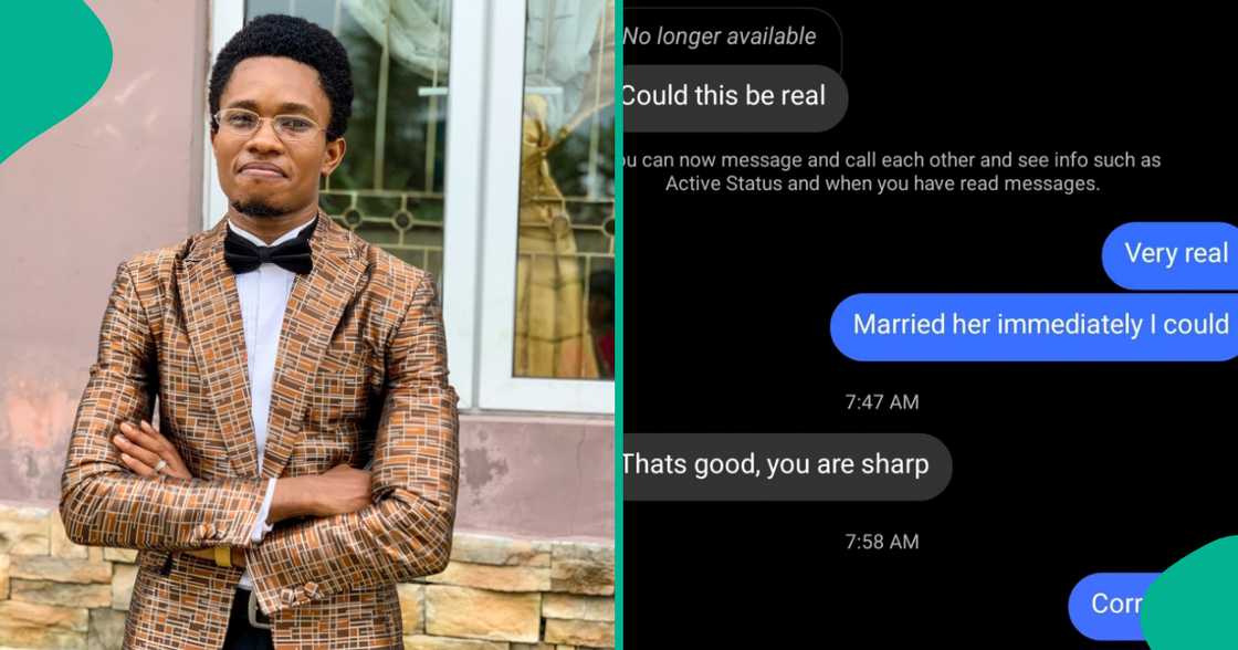 Husband impressed after seeing message from man who mistook him for his wife