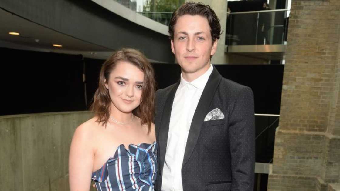 Maisie Williams and Ollie Jackson in London, England.