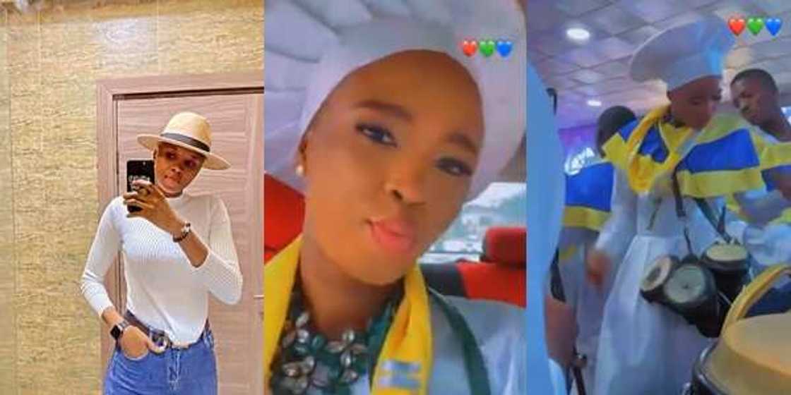 Bukola Standard has attracted attention on Instagram with her sills on the Yoruba Talking Drum Bukola Standard has attracted attention on Instagram with her sills on the Yoruba Talking Drum