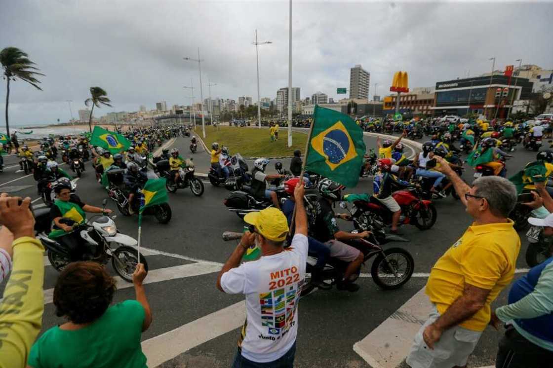 Jair Bolsonaro, 67, has not avoided crowds on the campaign trail Jair Bolsonaro, 67, has not avoided crowds on the campaign trail
