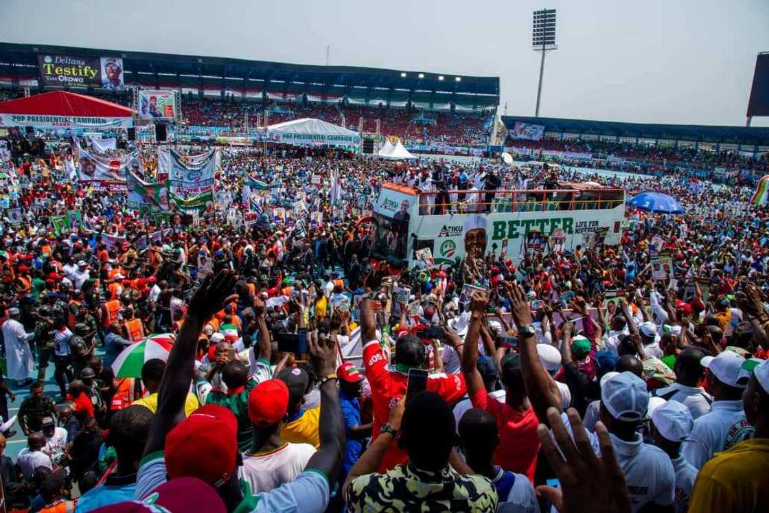 Atiku rally in Delta Atiku rally in Delta