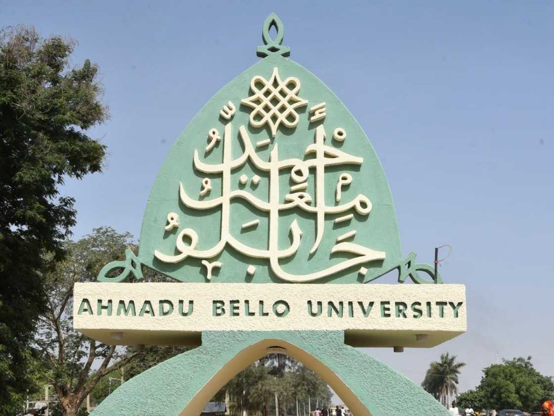Ahmadu Bello University's signage