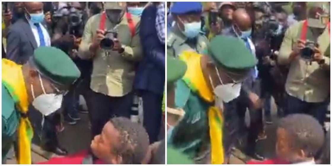 Cute Moment Governor of Lagos State Met Young Chess Champion Wows Many People Online, Video Goes Viral Cute Moment Governor of Lagos State Met Young Chess Champion Wows Many People Online, Video Goes Viral